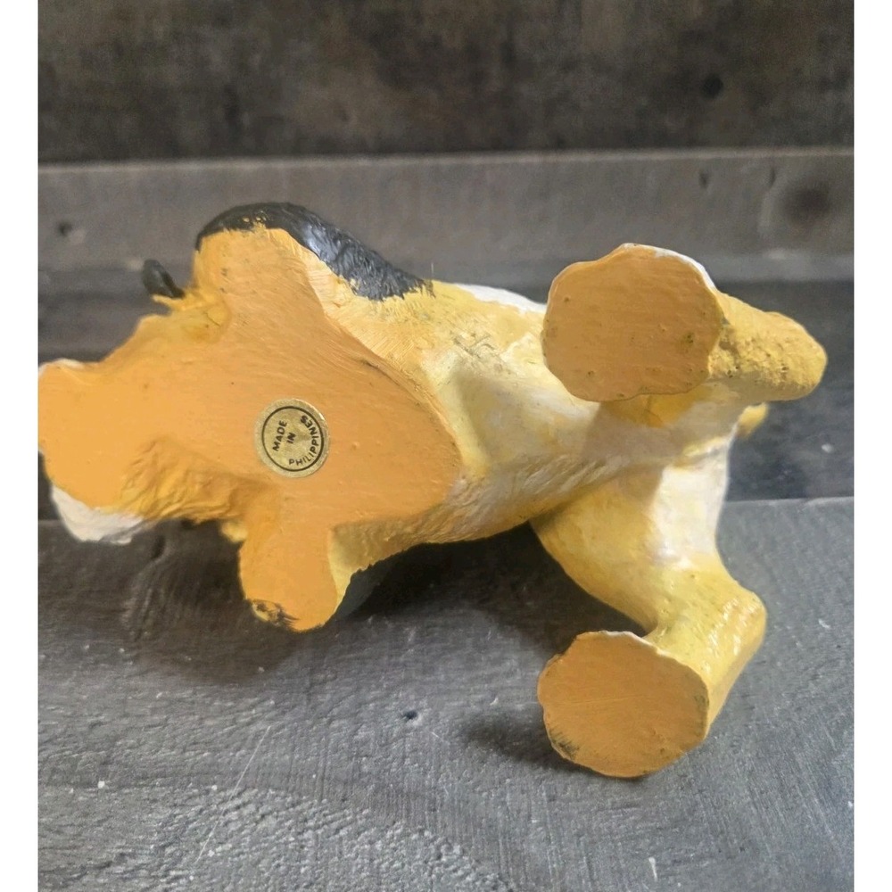 Vintage Playful Dog Figurine Resin Adorable 4"H - Picture 5 of 6